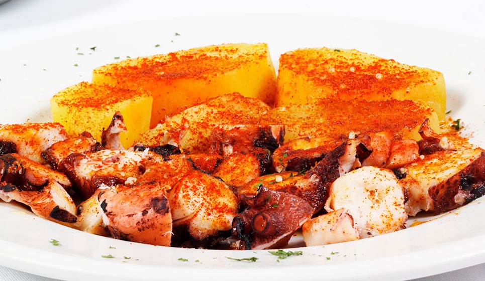 Platillo-pulpo a la agallega
