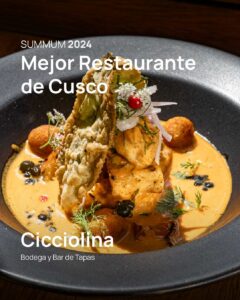 summum 2024 mejor restaurante cusco cicciolina