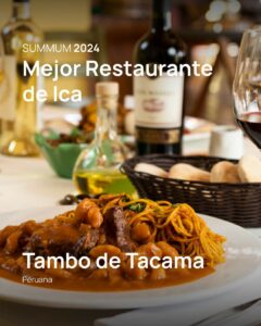 summum 2024 mejor restaurante ica tambo tacama